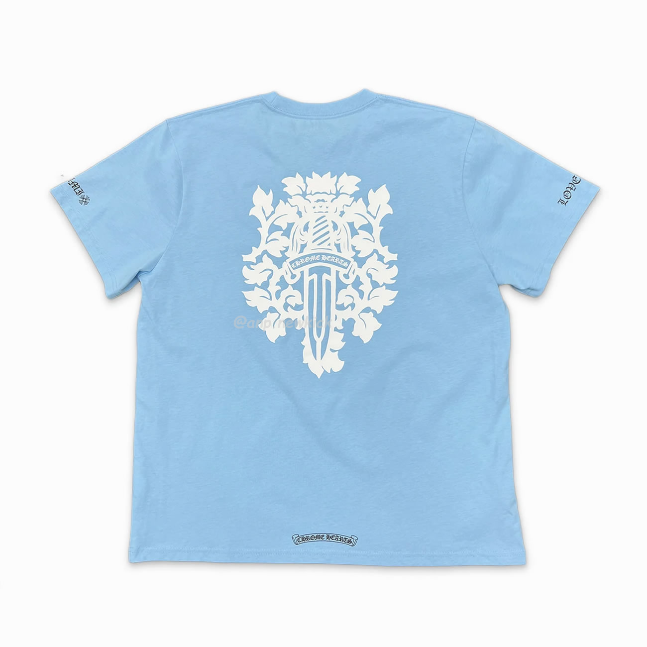 Chrome Hearts Vine Dagger T Shirt Baby Blue (3) - newkick.app